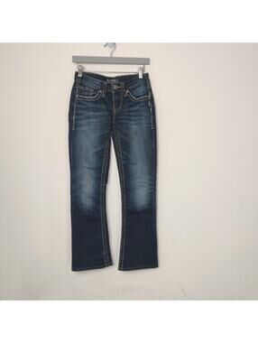 Silver Jeans Co. Suki Bootcut Jeans Women’s Size 25 L32 Dark Wash Stretch Denim